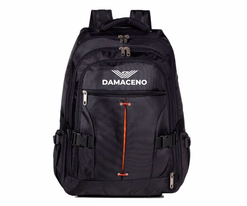 Mochila de Ombro Nylon Rodinhas, Divisórias - MOB.89020
