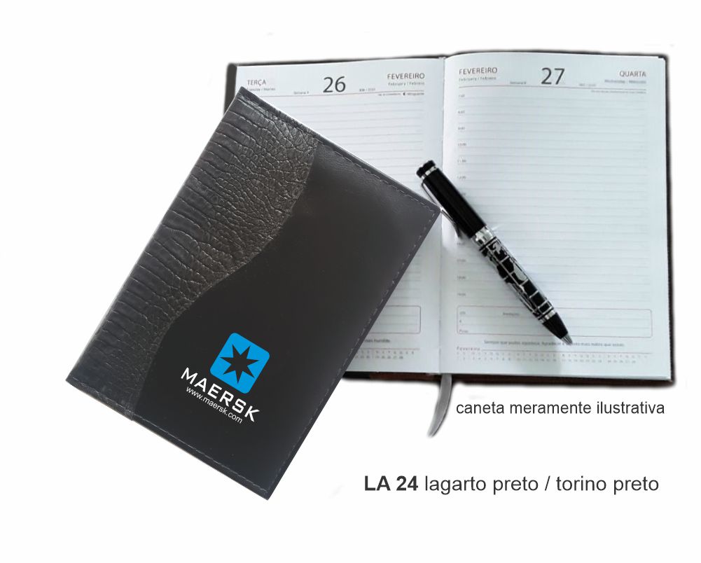 Agenda Diária 2022, costurada com recortes - LA 24