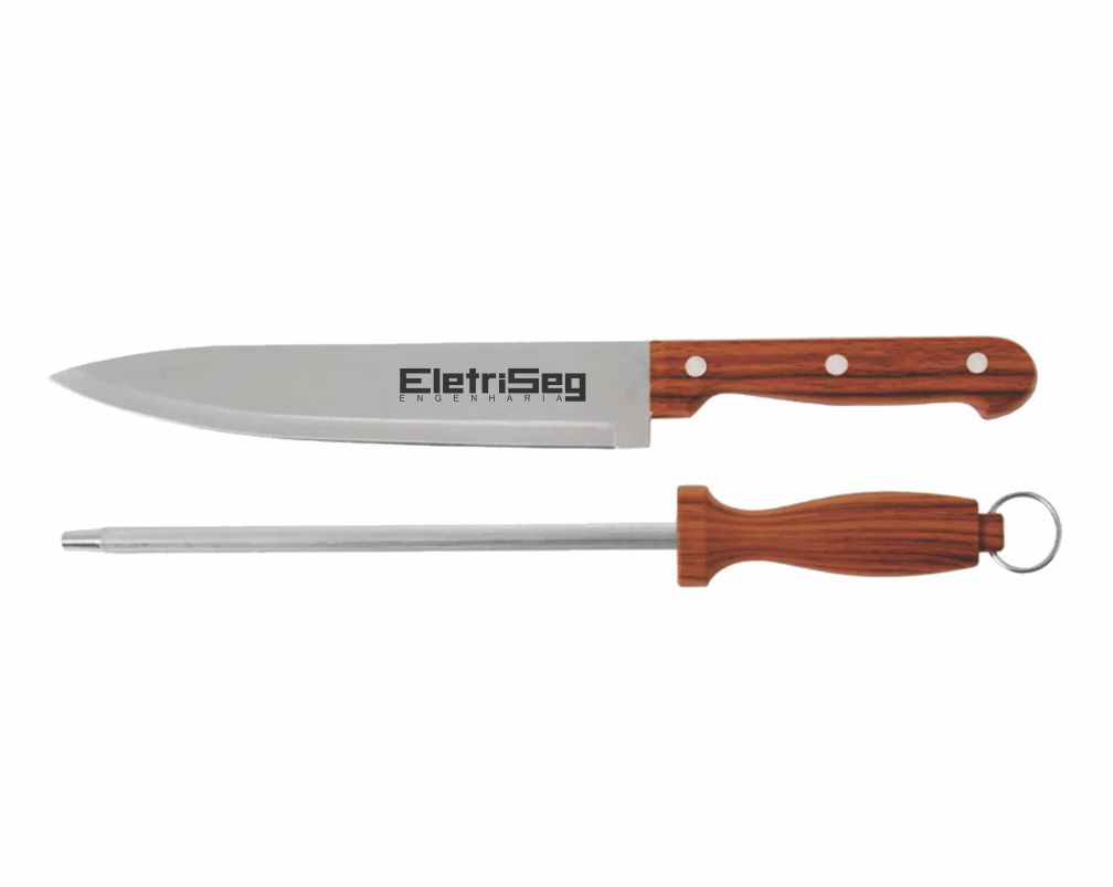 Conjunto churrasco, 2peças, cabos em polipropileno, embalagem blister - 229J-HCF
